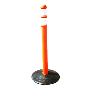 Poste delimitador naranja