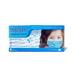 Cubrebocas de 3 pliegos infantil