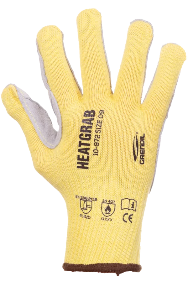 Guante de kevlar palma de carnaza 120 prs