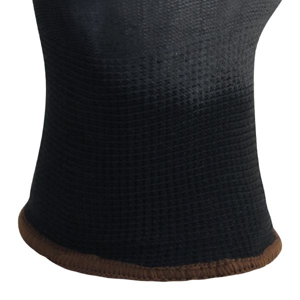 Guante poliester negro con poliuretano - Image 2