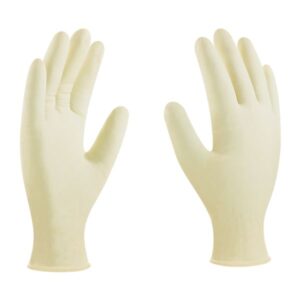 Guante latex desechable con polvo 100 pz